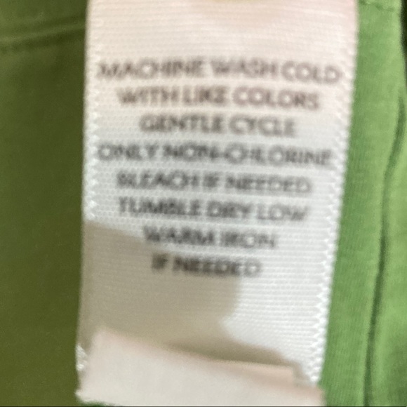 Green J.Jill crossover top, small petite - Picture 9 of 9